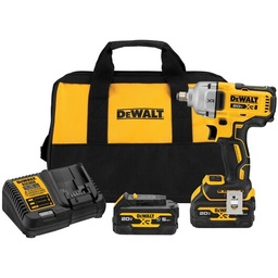 [DW-DCF891GP2] KIT DE LLAVE DE IMPACTO DE 1/2" INALAMBRICA 20V, 800 LBS-PIE, MARCA DEWALT, MODELO DCF891GP2: 2 BAT 5AH + CARG + BOLSO