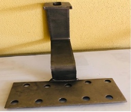 [MG STEEL ZETA ACERO] ZETA DE ACERO INOXIDABLE PARA FIJAR RIEL DE ALUMINIO EN TEJA