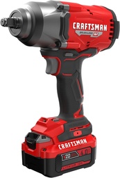 [CRAFTSMAN-CMCF940M1] KIT DE LLAVE DE IMPACTO DE 1/2" INALAMBRICA, 1000 LBS-PIE, MARCA CRAFTSMAN, MODELO CMCF940M1: 1 BAT 4AH + CARG + BOLSO