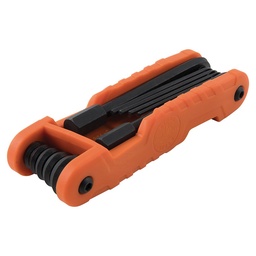 [KLEIN70550M] JUEGO DE LLAVES HEXAGONALES (ALLEN) MILIMETRICAS PLEGABLES, DE 10 PIEZAS, DE 1.5 A 12MM, MARCA KLEIN TOOLS, MODELO 70550M